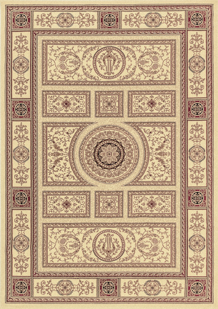 Dynamic Legacy Machine-made 58021 Ivory Area Rugs