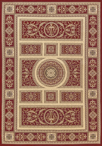 Dynamic Legacy Machine-made 58021 Red Area Rugs