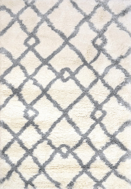 Dynamic Nitro Lux Machine-made 6361 Ivory/light Grey Area Rugs