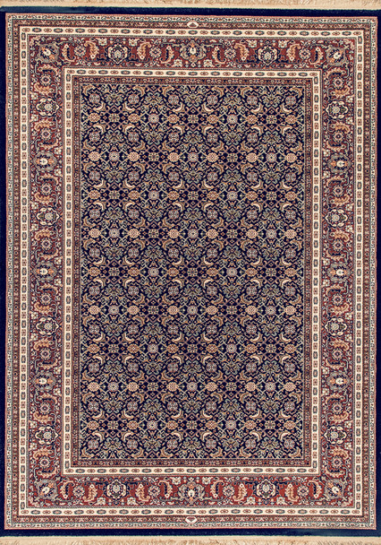 Dynamic Brilliant Machine-made 72240 Navy Area Rugs