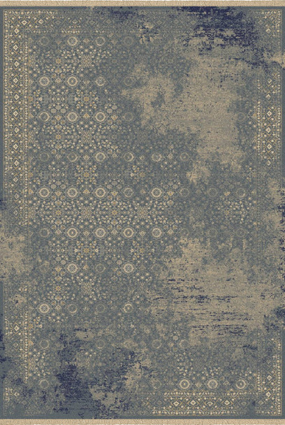 Dynamic Brilliant Machine-made 72403 Blue Area Rugs