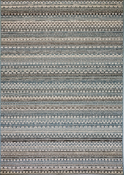 Dynamic Brighton Machine-made 8570 Beige/blue Area Rugs
