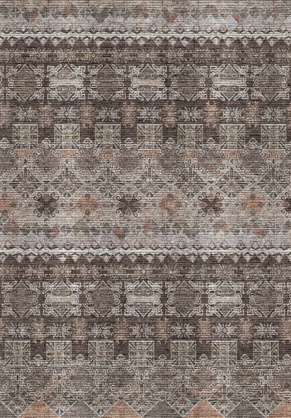 Dynamic Illusion Machine-made 8883 Grey Area Rugs