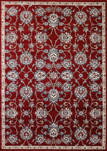 Dynamic Melody Machine-made 985020 Red Area Rugs