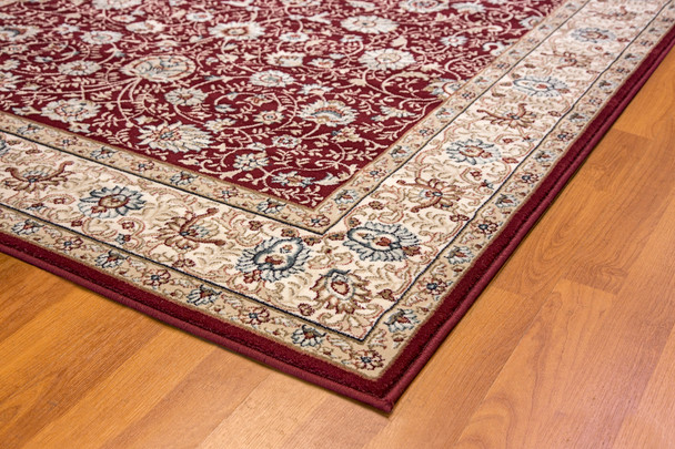 Dynamic Melody Machine-made 985022 Red Area Rugs