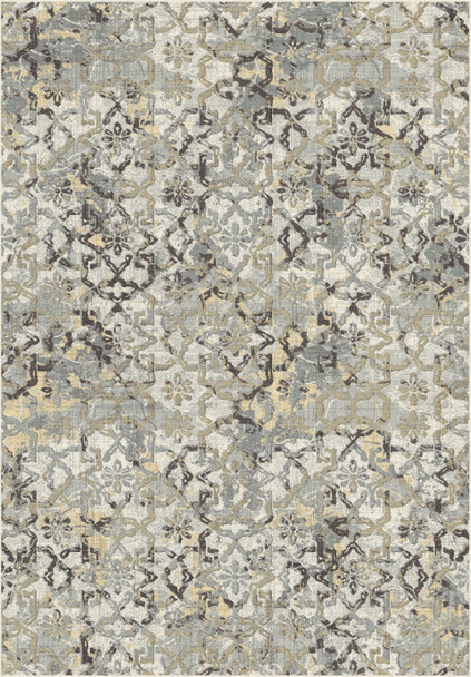 Dynamic Horizon Machine-made 989756 Taupe/grey Area Rugs