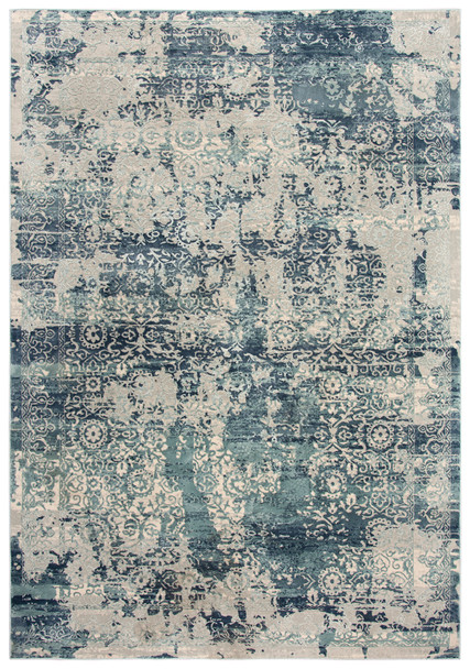 Rizzy Home Chelsea CHS107 Abstract Power Loomed Area Rugs