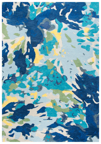 Rizzy Home Connie Post  CNP105 Abstract Hand-tufted Area Rugs