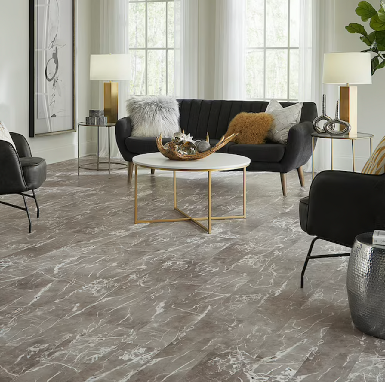 Pergo DuraCraft +WetProtect Old World Marble 7.5" x 48" Waterproof Vinyl Plank Attached Pad 67869-910 SQFT Price : 3.29