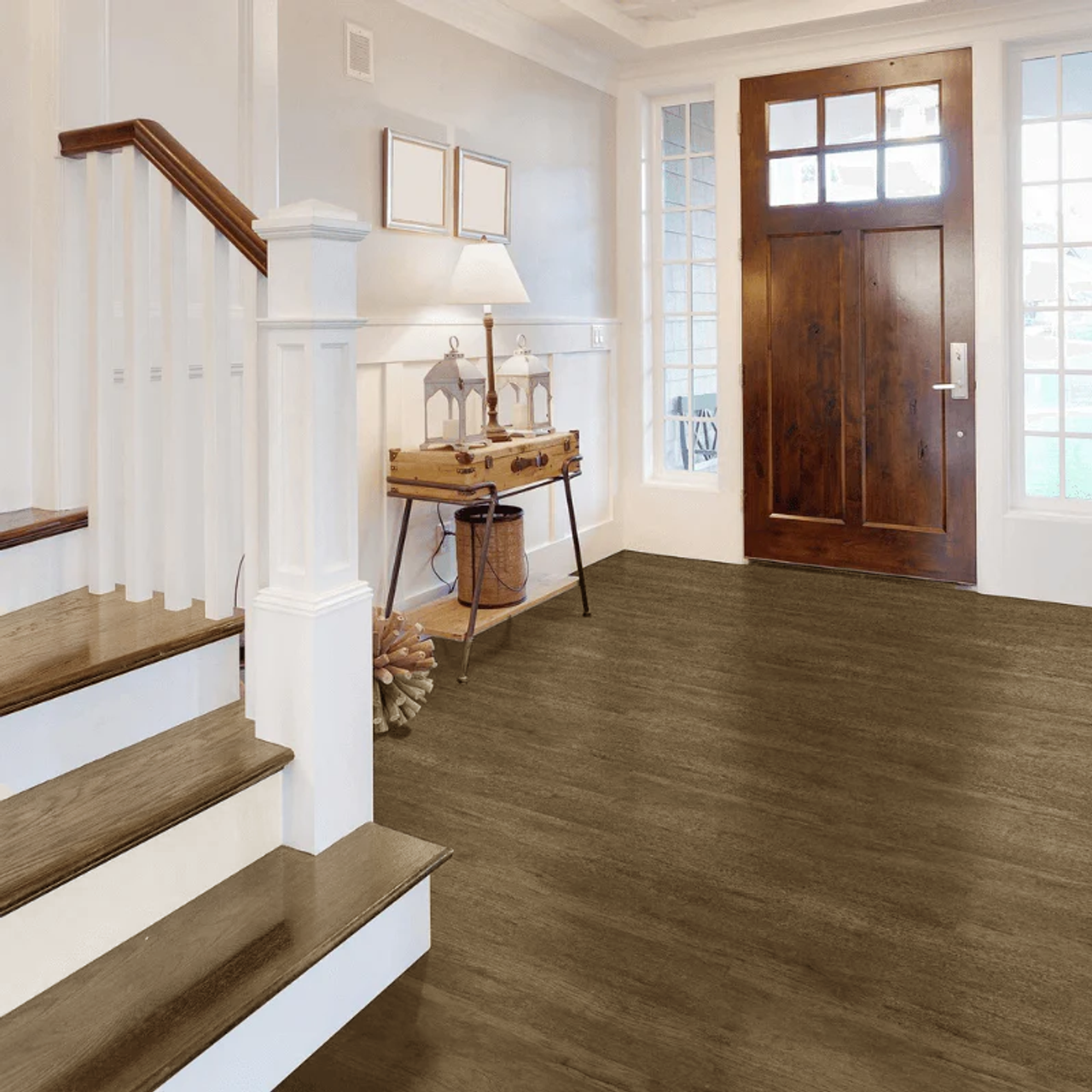 SPECIAL PURCHASE - Bel-Air Collection - Tacoma Oak - Rigid Core Waterproof  Flooring 7 x 48 Waterproof Luxury Vinyl Plank Flooring DE0420 SQFT Price  : 2.39