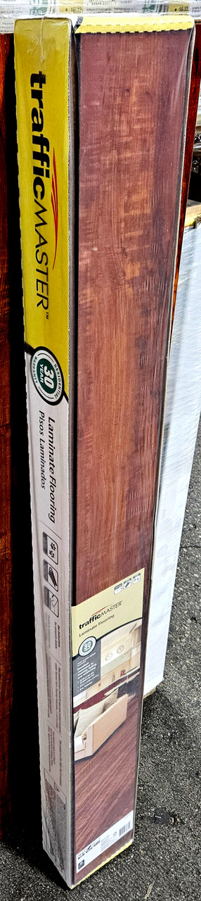 MOVING SALE - Traffic Master - High Gloss Perry Hickory - 8mm