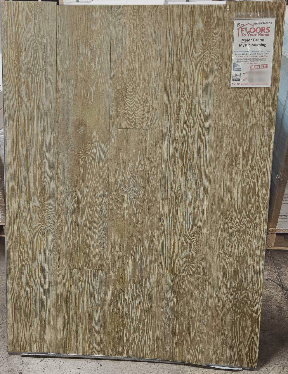 MOVING SALE - Major Brand - Mystic Morning Hickory - Rigid Core