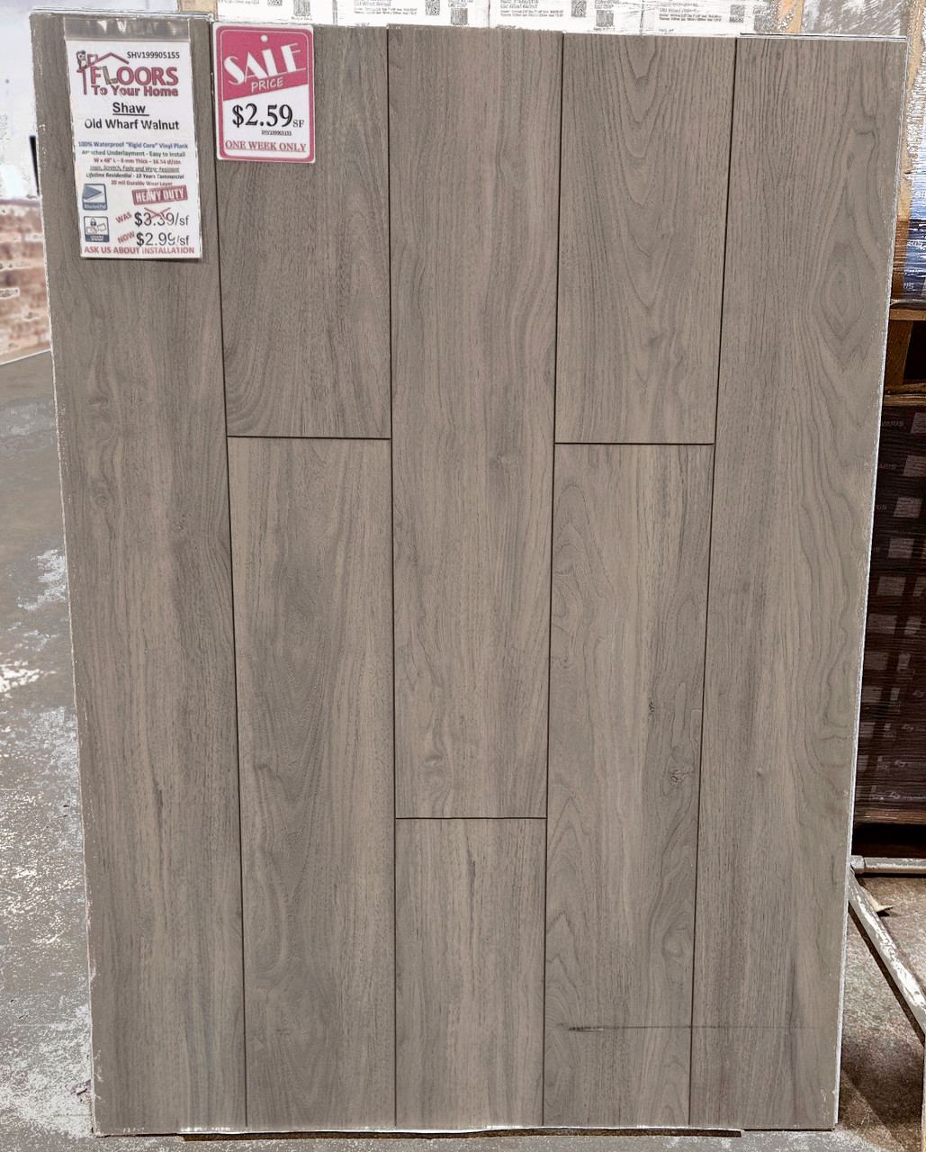 PRICE DROP ALERT - SMARTCORE - Old Wharf Walnut - Waterproof