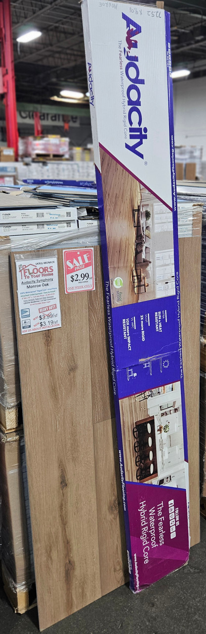 Audacity Symphony Collection - Monroe Oak Rigid Core Waterproof