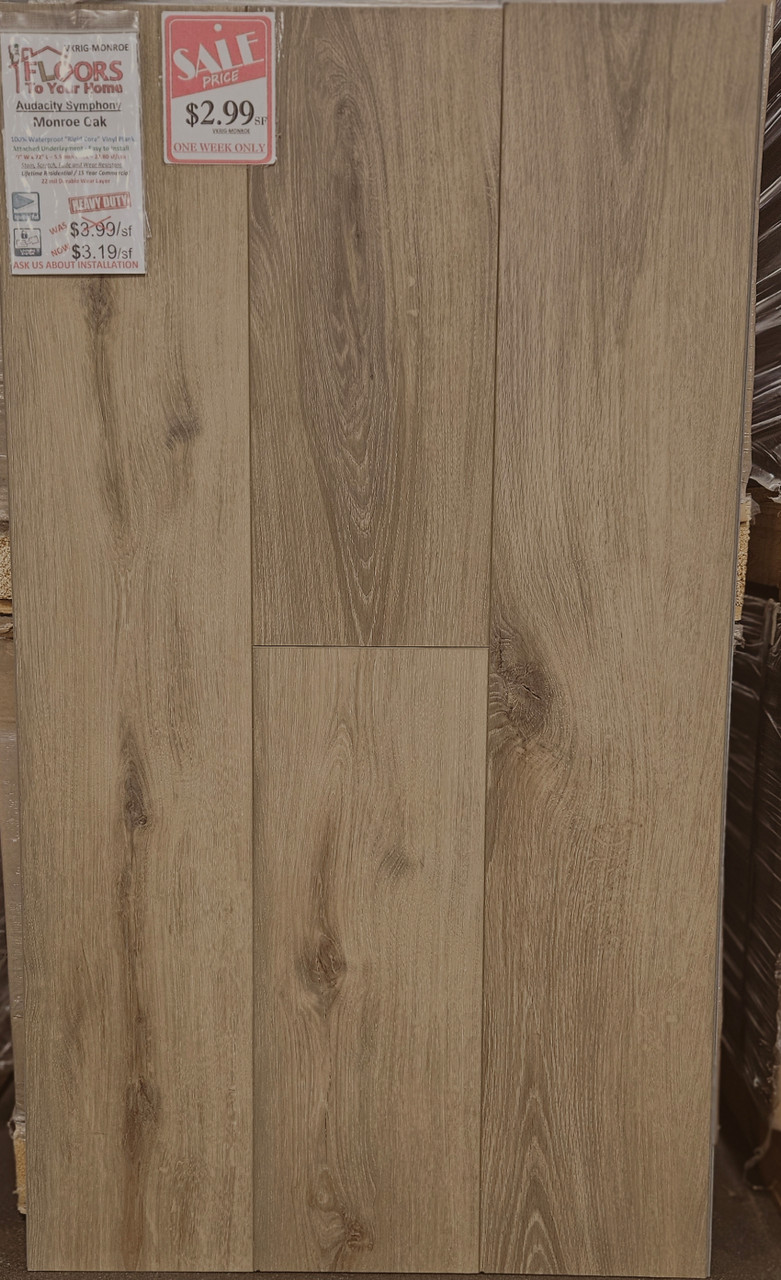 Audacity Symphony Collection - Monroe Oak Rigid Core Waterproof