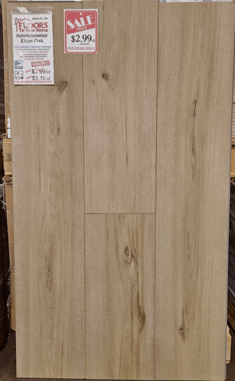 Audacity Symphony Collection - Elton Oak Rigid Core Waterproof