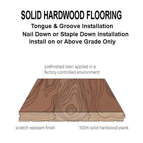 Mullican Blue Ridge Red Oak Antique Gunstock 5" Wide 3/4" Solid Hardwood Flooring 20491