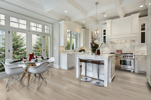 Shaw Floorte Distinction Plus - Dutch Oak - WPC Click Together - Waterproof Luxury Vinyl Plank 7" x 48" 01024 SQFT Price : 2.89 room