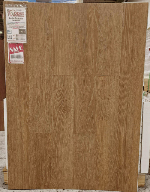 MOVING SALE - Zodiac Collection - Pisces Oak - 5.75" x 47.75" Waterproof Luxury Vinyl Rigid Plank Flooring with Attached Pad PISCES SQFT Price : 1.99