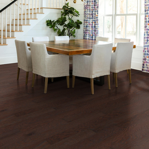 Shaw Repel Century Oak - Coffee Bean - 4.94" x 1/2" Thickness Engineered Oak Hardwood 0361W00958