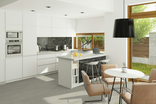 Master Design Collection - Mt Everest Slate - 12" x 24" - 8 mm Thick - Waterproof Vinyl Tile Flooring with Attached Pad 7671 SQFT Price : 2.89