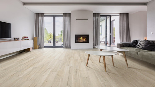 The Champion Series - Syracuse Hickory - Rigid Core - 9"x48" Waterproof Luxury Vinyl Plank Flooring with Attached Pad SYRACUSE SQFT Price : 3.39 room