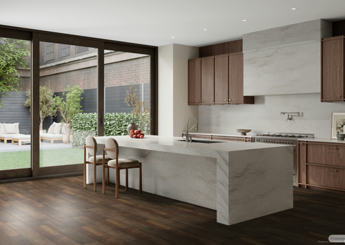 Hallmark Floors - Ascent Matterhorn Hickory - Rigid Core - Waterproof Flooring with Attached Pad 9" x 59" Waterproof Luxury Vinyl Plank Flooring MATTER SQFT Price : 3.39 room