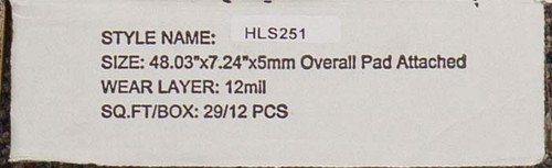 Luxe Plank Northern Oak - Rigid Core - Waterproof Flooring with Attached Pad 7.24" x 48.03" Waterproof Luxury Vinyl Plank Flooring HLS251 SQFT Price : 2.99