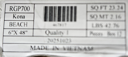 Mannington Adura Max Plank - Kona Beach - 6" x 48" Luxury Vinyl Plank with Attached Pad RGP700 SQFT Price : 3.69