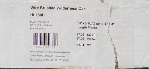 Home Legend - Wirebrushed Wilderness Oak - 6.5" Wide Click Together Engineered Hardwood Flooring HL150H SQFT Price : 3.39
