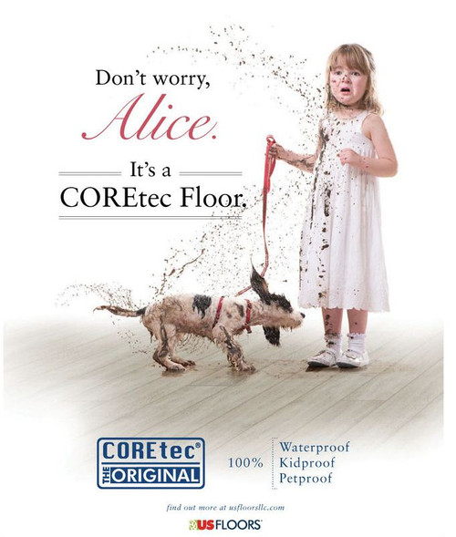 PREMIUM PRODUCT - 30 mil Wear Layer - Shaw Stratum Eiris COREtec Bone 7" x 59" Waterproof WPC Vinyl Plank Flooring UV05306006 SQFT Price : 3.89
