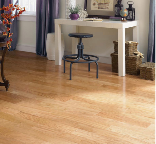 Harris Red Oak Natural 4.25" Wide 3/8" Thick Click Together  Engineered Hardwood Flooring 1001 room