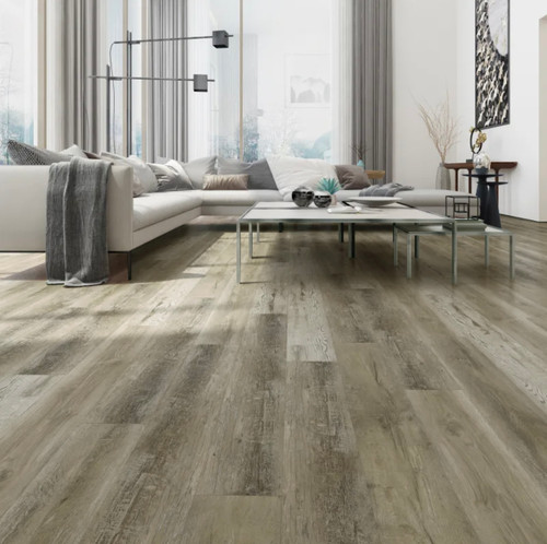 America Collection Arcadia SPC Rigid Core 7" x 48"  Waterproof Luxury Vinyl Plank with Attached Pad - AC5AD room