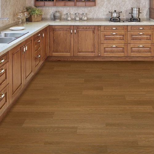 Mohawk Arrington Jefferson Oak 6" x 36" Waterproof Ultimate Flex Luxury Vinyl Plank AU67 room