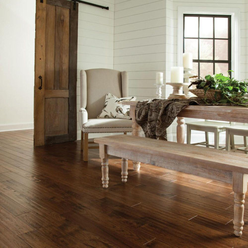 Mullican Chatelaine Hickory Provincial Hand Scraped 5" Wide 3/4" Solid Hardwood Flooring 14617
