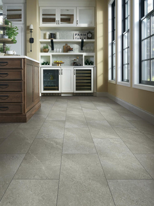 Special Closeout - Shaw Cascades Sand 12" x 24" SPC Rigid Core Luxury Vinyl Tile with Attached Pad 501034 SQFT Price : 2.59 room
