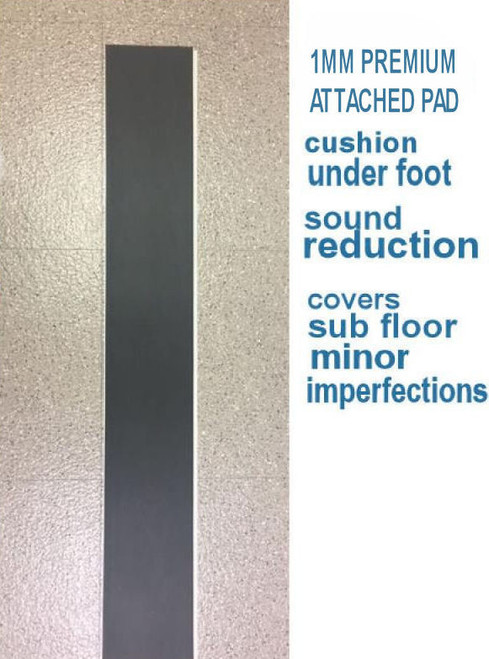 New World II Enhanced EIR Colorado 9" x 60" Waterproof Luxury Vinyl Rigid Plank Flooring with Attached Pad - AC6CO9 SQFT Price : 3.39