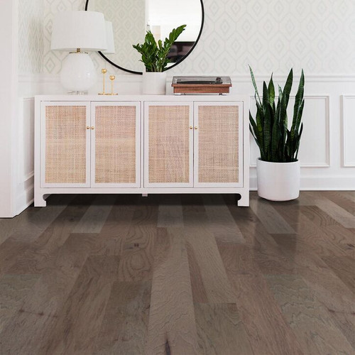 Shaw Piedmont Hickory Morningside - 6.38" Wide - Smooth Engineered Hickory Hardwood 01078 SQFT Price : 2.39