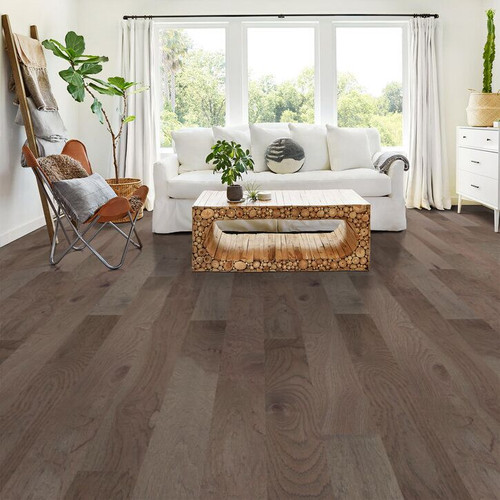 Shaw Piedmont Hickory Morningside - 6.38" Wide - Smooth Engineered Hickory Hardwood 01078 SQFT Price : 2.39