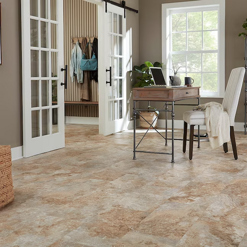 Mohawk Stainmaster - Alexandria Stone - 12"x24" - Waterproof Enhanced Luxury Vinyl Tile with Attached Pad 67921-240