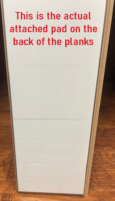 MOVING SALE - EXTREME WATER RESISTANT - Pacific Winds Collection - Pacific Dunes - 12mm - 8" x 47.63" Click Together Laminate with Attached Pad FOS14-384 SQFT Price : 2.49