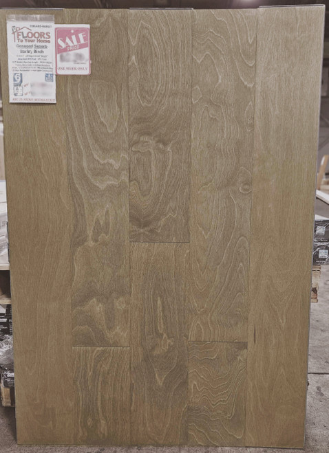 PRICE DROP ALERT - WATERPROOF HARDWOOD - Genwood Superb Genuine Waterproof Hardwood - Barley Birch - 7” x Random Lengths - Click Together with Attached Pad SQFT Price : 2.19