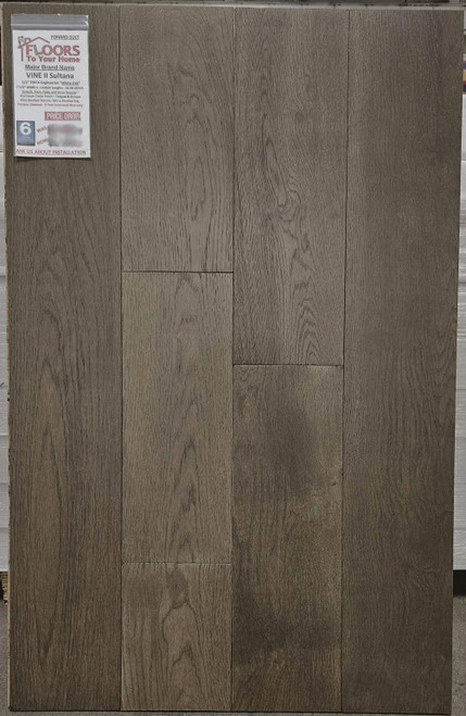 Major Brand - VINE II Collection - Sultana White Oak - 7-1/2" Wide - 1/2" Thick- Engineered Hardwood Flooring SULT   display