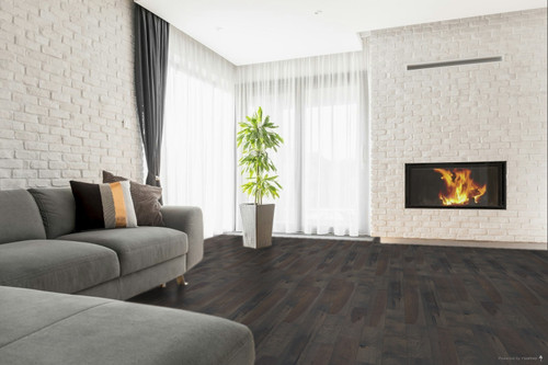 Homerwood Simplicity Mink - 6" Wide x 1/2" Thick Hickory Engineered Hardwood Flooring 1HK6P8045EH room