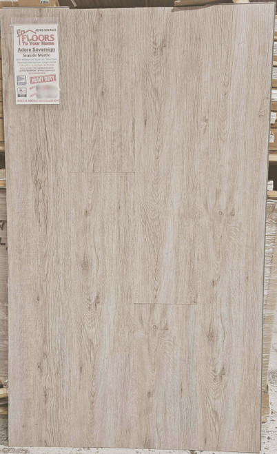 MOVING SALE - Adore Sovereign - Seaside Myrtle - 6mm Rigid Core - Waterproof Flooring with Attached Pad 7.125" x 48.03" SOVX622 SQFT Price : 2.39