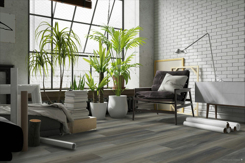 QUICK STEP Endura TEK Select -  Windy Point River Rocks -   9" x 60" Waterproof Rigid Core Vinyl Plank with Attached Pad 67889-935 room