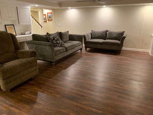 Mannington Essentials - Tiger's Eye -  7" x 48" Waterproof Core TIGER