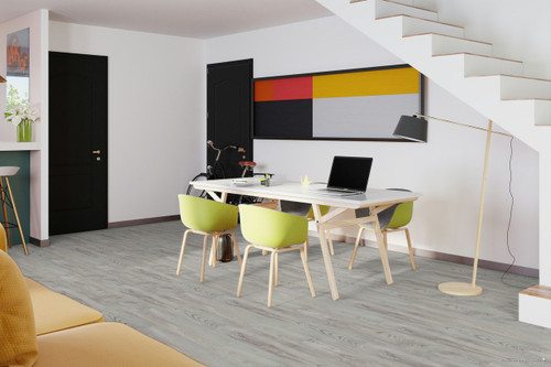 QUICK STEP Endura TEK Select -  Windy Point Coastal Fog -   9" x 72" Waterproof Rigid Core Vinyl Plank with Attached Pad 67889-902 SQFT Price : 3.39 room