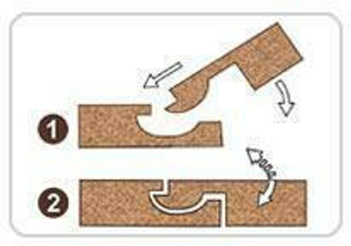 LOT PURCHASE - MODM Kolay - Columbia Oak -9"x48" Click Lock Waterproof Vinyl Plank Flooring with Attached Pad COLUM SQFT Price : .89