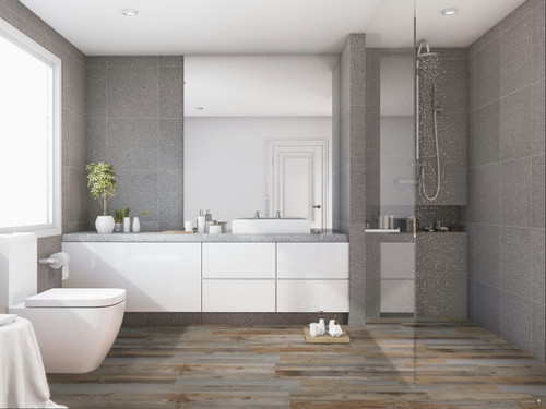 Highland Collection -Cimarron - 5mm Thick - 12 mil Wear Layer - Rigid Core - Waterproof Flooring with Attached Pad 7" x 48" CIMA room